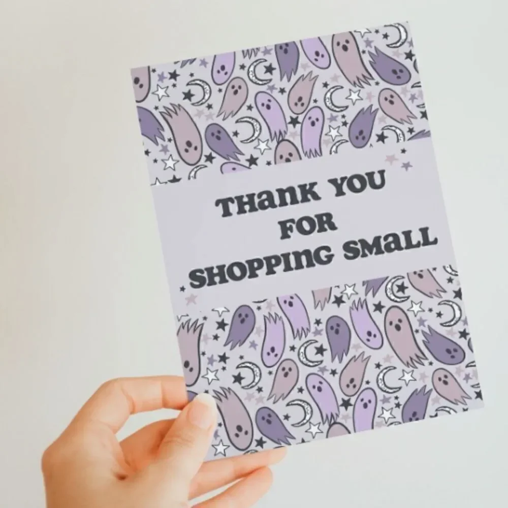Pinky Mailers Spooky Insert cards Tissue Paper